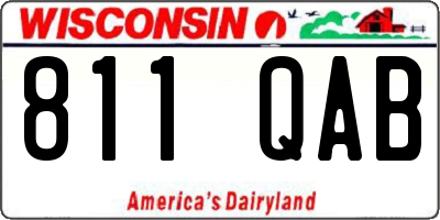 WI license plate 811QAB