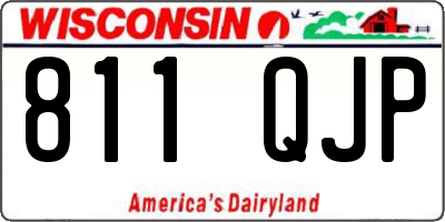 WI license plate 811QJP