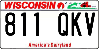 WI license plate 811QKV