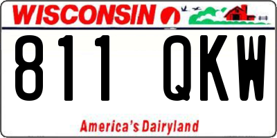 WI license plate 811QKW