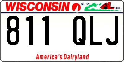 WI license plate 811QLJ