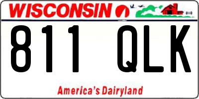 WI license plate 811QLK