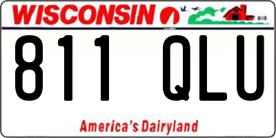 WI license plate 811QLU