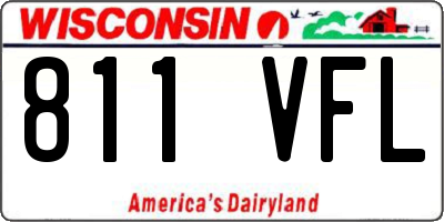 WI license plate 811VFL