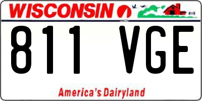 WI license plate 811VGE