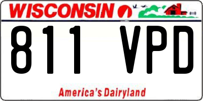 WI license plate 811VPD