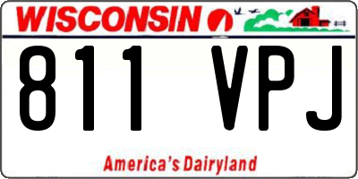 WI license plate 811VPJ