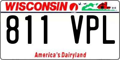 WI license plate 811VPL