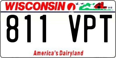 WI license plate 811VPT