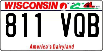 WI license plate 811VQB