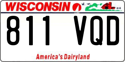 WI license plate 811VQD