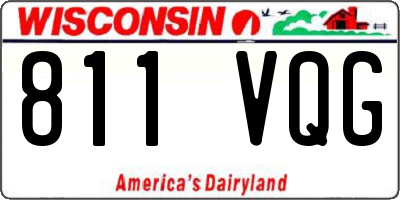 WI license plate 811VQG