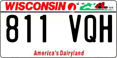 WI license plate 811VQH