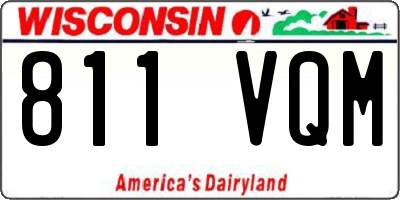 WI license plate 811VQM