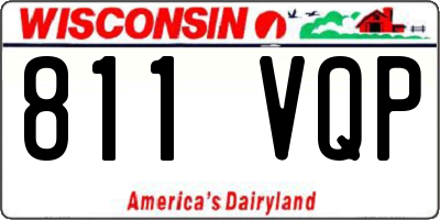 WI license plate 811VQP