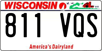 WI license plate 811VQS