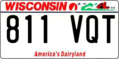 WI license plate 811VQT