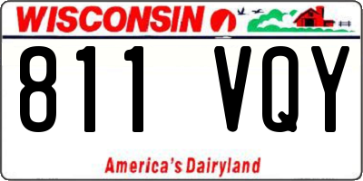 WI license plate 811VQY
