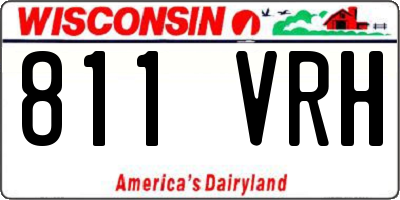 WI license plate 811VRH