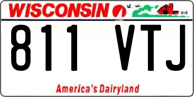 WI license plate 811VTJ