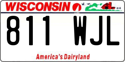 WI license plate 811WJL