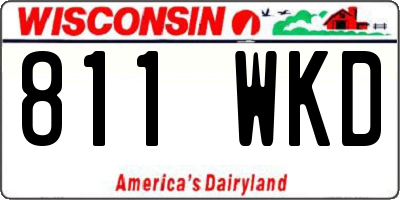 WI license plate 811WKD