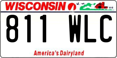 WI license plate 811WLC