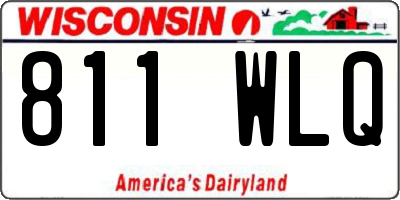 WI license plate 811WLQ