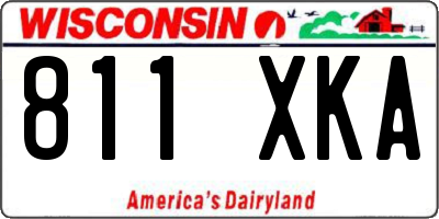 WI license plate 811XKA
