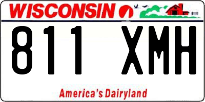 WI license plate 811XMH