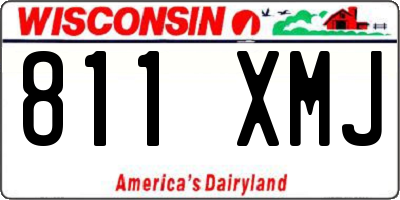 WI license plate 811XMJ