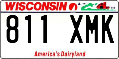 WI license plate 811XMK