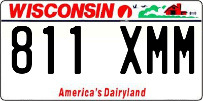 WI license plate 811XMM