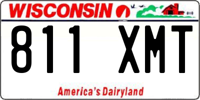 WI license plate 811XMT