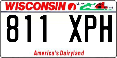 WI license plate 811XPH