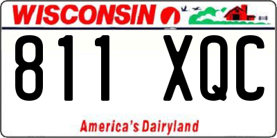 WI license plate 811XQC