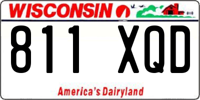 WI license plate 811XQD