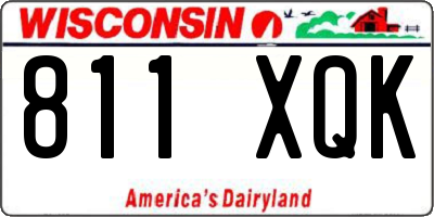 WI license plate 811XQK