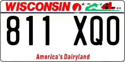 WI license plate 811XQO