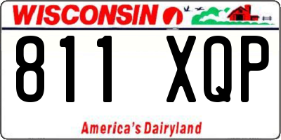 WI license plate 811XQP