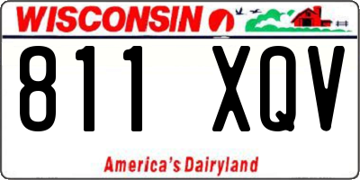 WI license plate 811XQV