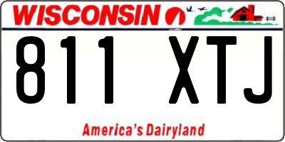 WI license plate 811XTJ