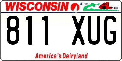 WI license plate 811XUG