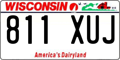 WI license plate 811XUJ