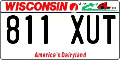WI license plate 811XUT