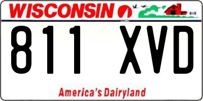 WI license plate 811XVD