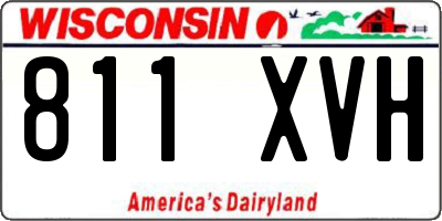 WI license plate 811XVH