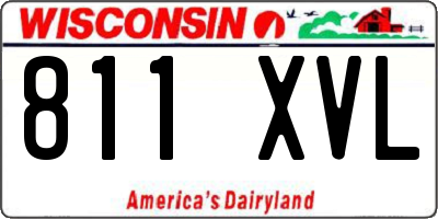 WI license plate 811XVL