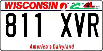 WI license plate 811XVR