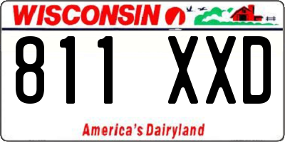 WI license plate 811XXD